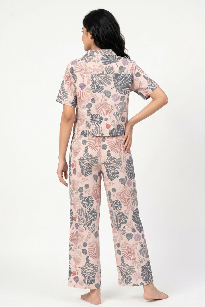 Zivame Woven Loungewear Set - Vanilla Ice — image 2